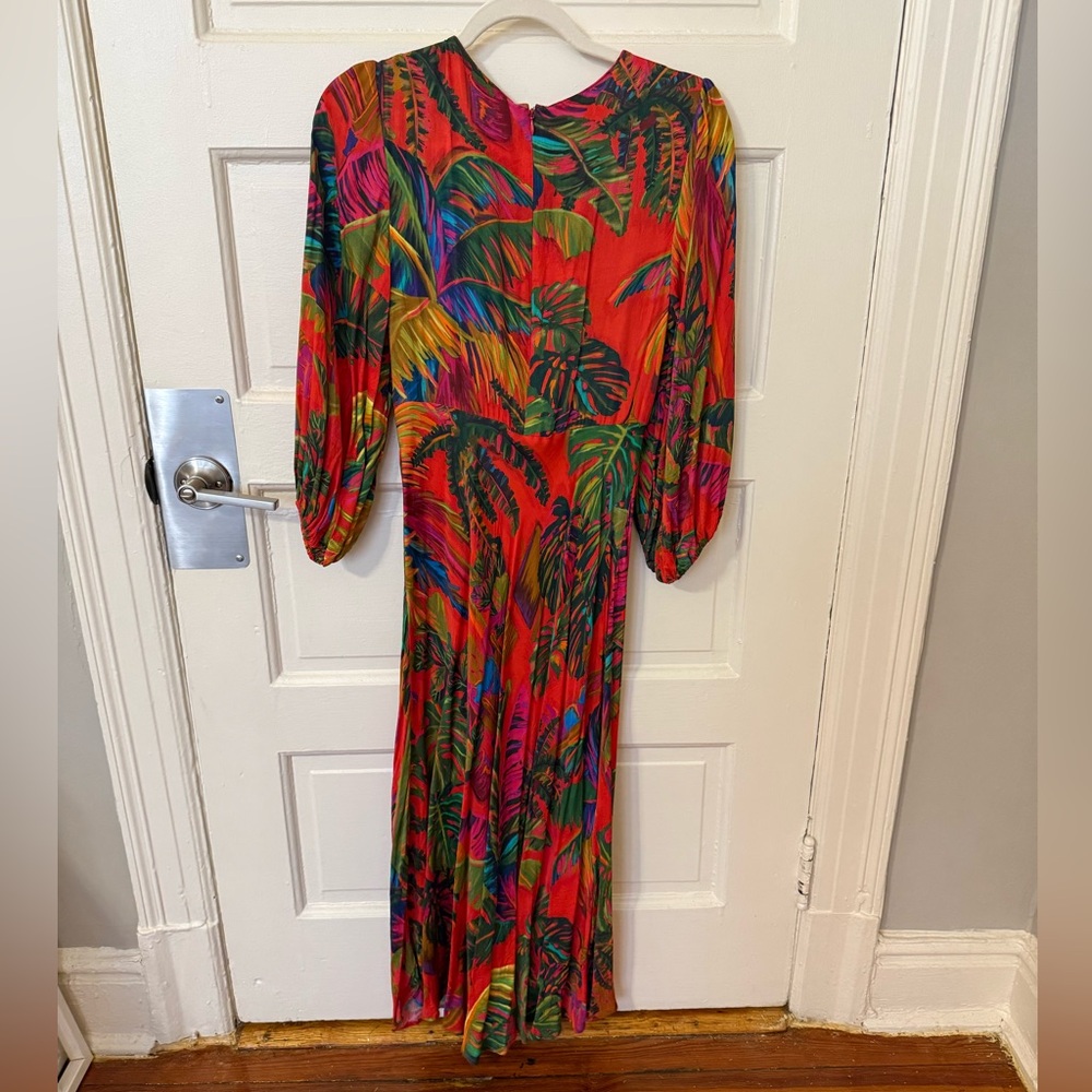 Farm Rio Urban Jungle Midi Dress - Picture 3 of 7
